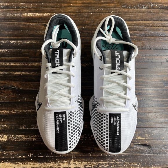 Men's Size 8 Nike Force Zoom Trout 7 Pro Baseball Metal Cleats CQ7224-101 - Picture 4 of 7